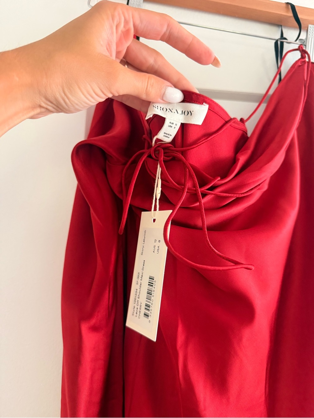 SHONA JOY red lace dress - Picture 8 of 8